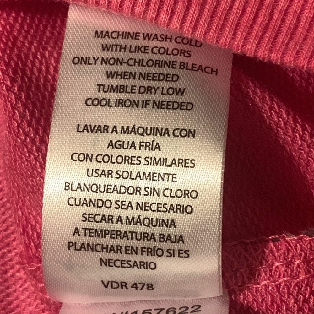 Eddie Bauer Girls Pink Infinity Crisscross Hoodie - Picture 11 of 12